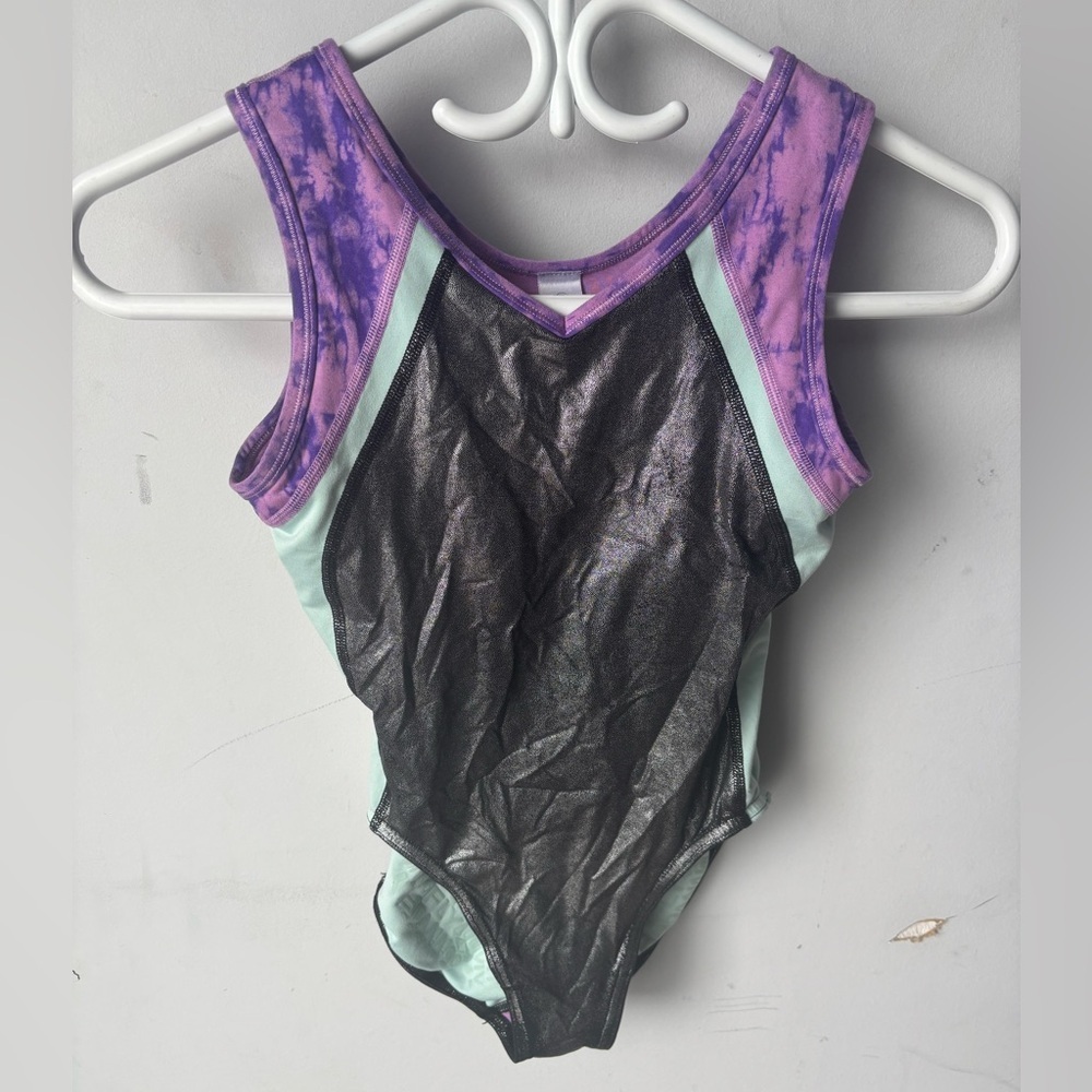 Ivivva (kids lululemon) Sz 12 leotard for dance, gymnastics, cheer etc in EUC